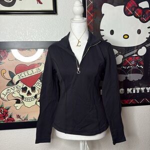 Nils Black Quarter Zip Jacket